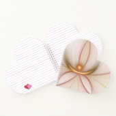 高貴な銅及び金ゴールド抽象芸術モダンフラクタルアート ノートブック (内部)