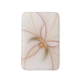 高貴な銅及び金ゴールド抽象芸術モダンフラクタルアート バスマット (正面縦)