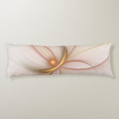 高貴な銅及び金ゴールド抽象芸術モダンフラクタルアート ボディピロー (裏面)