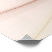 高貴な銅及び金ゴールド抽象芸術モダンフラクタルアート ポスター (角)