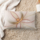 高貴な銅及び金ゴールド抽象芸術モダンフラクタルアート ランバークッション (ブランケット)