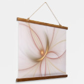 高貴な銅及び金ゴールド抽象芸術モダンフラクタルアート 吊り下げ型タペストリー (傾斜あり)