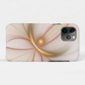 高貴な銅及び金ゴールド抽象芸術モダンフラクタルアート Case-Mate iPhoneケース (裏面(横))