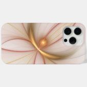 高貴な銅及び金ゴールド抽象芸術モダンフラクタルアート Case-Mate iPhoneケース (裏面 (横))