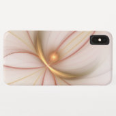 高貴な銅及び金ゴールド抽象芸術モダンフラクタルアート Case-Mate iPhoneケース (裏面(横))
