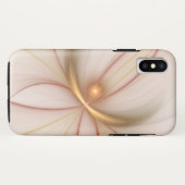 高貴な銅及び金ゴールド抽象芸術モダンフラクタルアート Case-Mate iPhoneケース (裏面(横))