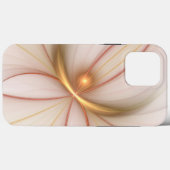 高貴な銅及び金ゴールド抽象芸術モダンフラクタルアート Case-Mate iPhoneケース (裏面 (横))