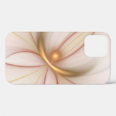 高貴な銅及び金ゴールド抽象芸術モダンフラクタルアート Case-Mate iPhoneケース (裏面 (横))