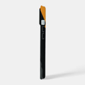 高貴な黒いドーベルマン iPhone 15ケース (左側面)