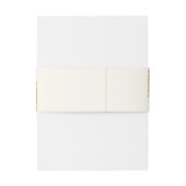 高貴な黒と金のビンテージ装飾 招待状ベリーバンド (裏面例)