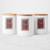 高貴ブルゴーニュ及び銀製品の包装ラベル フードラベル (ボトル)