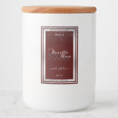 高貴ブルゴーニュ及び銀製品の包装ラベル フードラベル (正面)