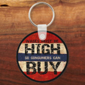 高賃金 キーホルダー (正面)