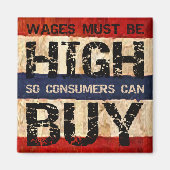 高賃金 マグネット (正面)