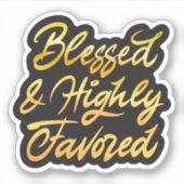 高賛美く支持された シール (正面)