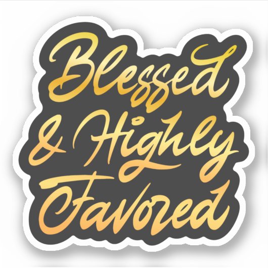 高賛美く支持された シール (正面)