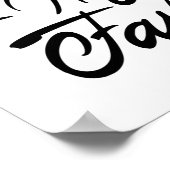 高賛美く支持された ポスター (角)