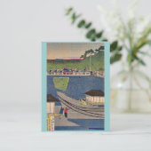 高輪の蒸気列車歌川・吉虎 ポストカード (スタンド正面)