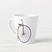 高輪式アンティーク自転車 カフェラテマグ (左アングル)