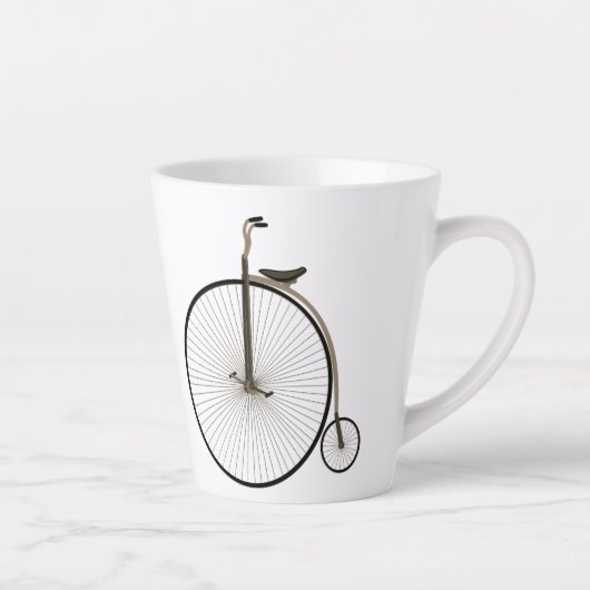 高輪式アンティーク自転車 カフェラテマグ (右)