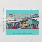 高輪鉄道一系蒸気機関 ポストカード (正面/裏面)