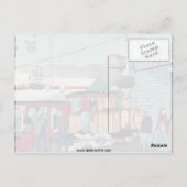 高輪鉄道一系蒸気機関 ポストカード (裏面)