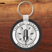 高通り放送キーチェーン キーホルダー (正面)