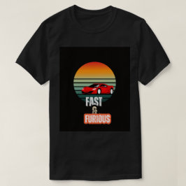 高速で怒り狂ったTシャツデザイン Tシャツ