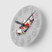 高速なドライバ ラウンド壁時計 (傾斜)