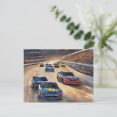 高速カラフルトワイライトレーシングシーン シーズンポストカード (スタンド正面)