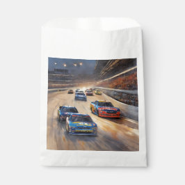 高速カラフルトワイライトレーシングシーン フェイバーバッグ