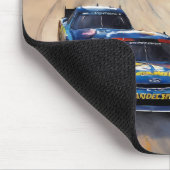 高速カラフルトワイライトレーシングシーン マウスパッド (コーナー)