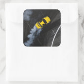 高速スポーツカー漂流 – 大人&キッズレース スクエアシール (バッグ)