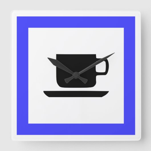 高速フランスの信号 スクエア壁時計 (正面)