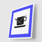 高速フランスの信号 スクエア壁時計 (傾斜)