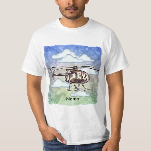 高速ヘリコプター Tシャツ (正面)