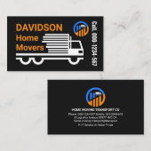 高速ホーム引越し業者輸送トラック 名刺 (正面/裏面)