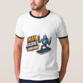 高速メール処理ロボット Tシャツ (正面)