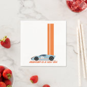 高速モダンワンカーボーイファースト誕生日 スタンダードカクテルナプキン (インサイチュ)