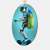 高速ランニングロボット セラミックオーナメント (左)