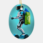 高速ランニングロボット セラミックオーナメント (裏面)