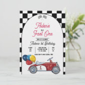 高速レースの招待状 - スピードとお祝いのために設計されたレーシングデー風の誕生日招待状

1歳の誕 招待状 (スタンド正面)