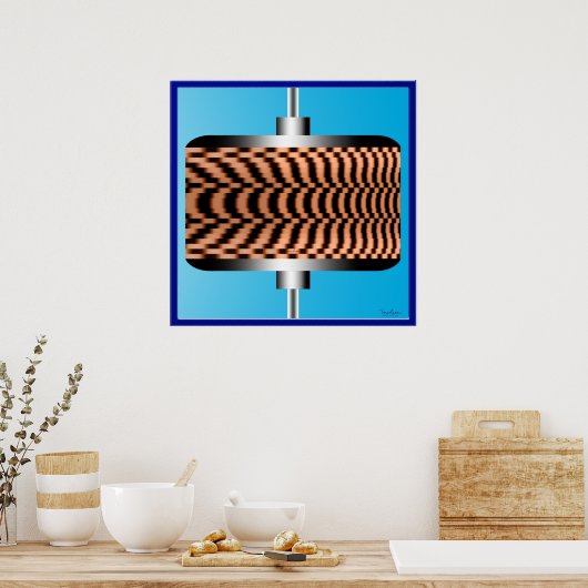 高速回転ディスク ポスター (キッチン)