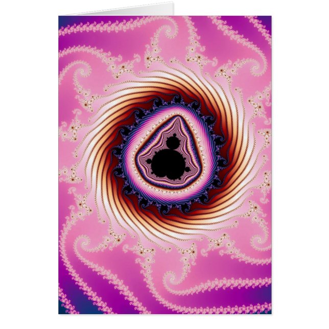 高速回転 – フラクタルカード (正面)