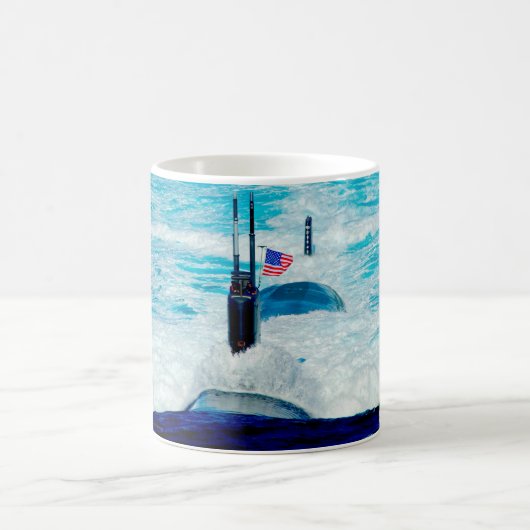 高速攻撃潜水艦 – SSN-770マグカップ コーヒーマグカップ (中央)