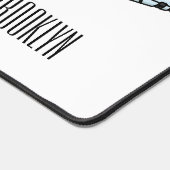 高速新幹線の漫画イラストレーション デスクマット (コーナー)