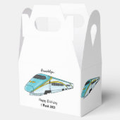 高速新幹線の漫画イラストレーション フェイバーボックス (オープン)