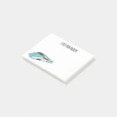 高速新幹線の漫画イラストレーション ポストイット (アングル)