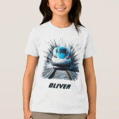 高速新幹線 トライブレンドＴシャツ (正面)