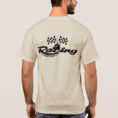 高速男子tシャツレースカー誕生日レーサー tシャツ (裏面)